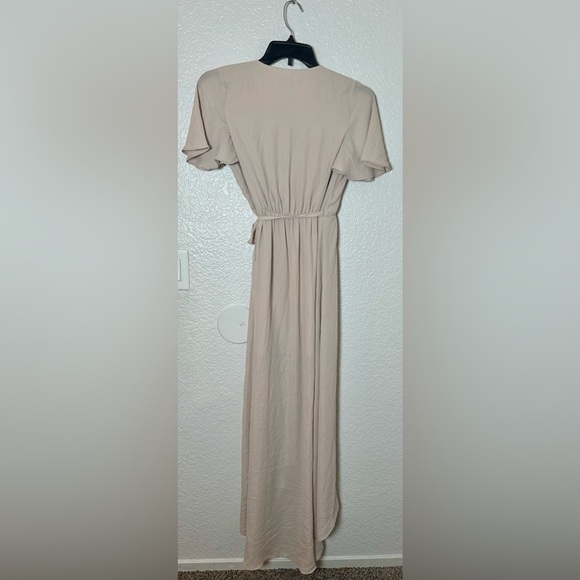 NWOT Show Me Your Mumu Sophia Wrap Tan Dress - Picture 5 of 5